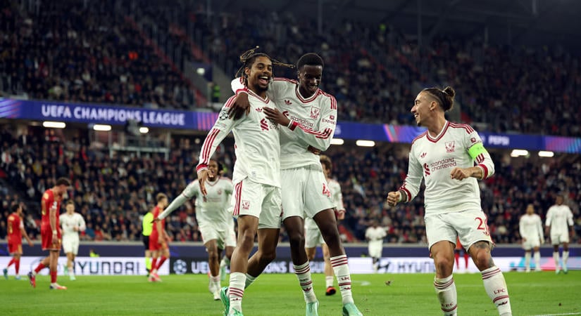 Kilencgólos meccsen nyert Szoboszlai nélkül a Liverpool a BL-ben