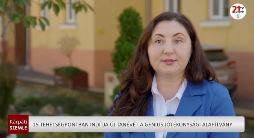 15 tehetségpontban indítja új tanévét a GENIUS Jótékonysági Alapítvány (videó)