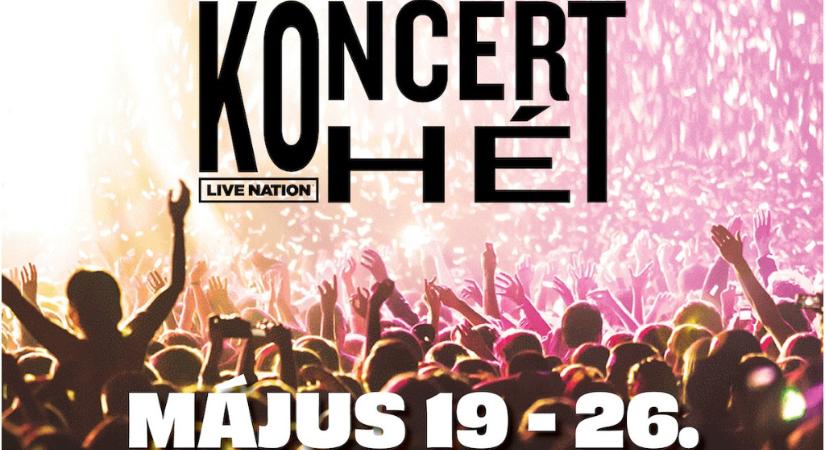 Jegyár-kedvezmények, italkupon, különleges kombinált jegyek – 4 év szünet után visszatér a Koncert Hét