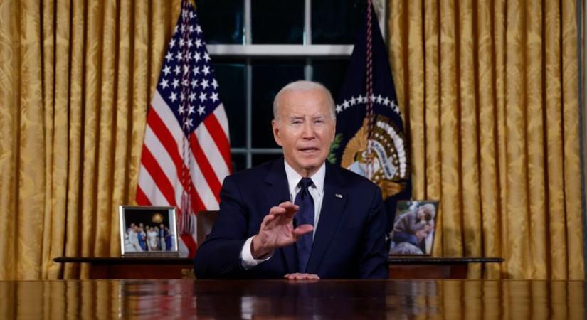 A gázai civilek védelmére szólított fel Biden