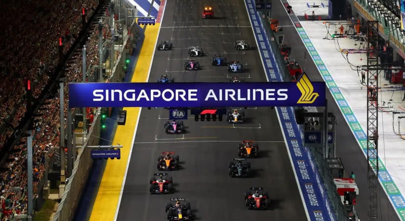 Börtönbüntetés fenyegeti az F1-rajongót a Szingapúri Nagydíjon elkövetett tettei miatt