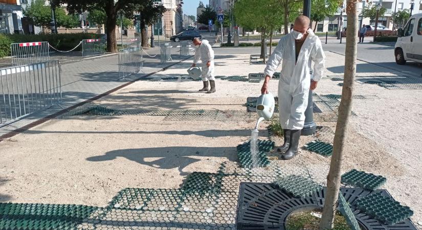 Vegyvédelmi felszerelésben dolgoztak munkások Nagykanizsa belvárosában – mi történhetett?