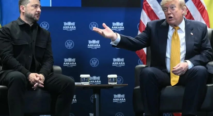 Trump: Zelenszkij helyett valaki másnak kellene a háború lezárásáról tárgyalnia