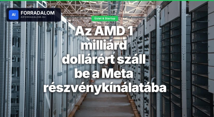 Az AMD 1 milliárd dollárért száll be a Meta részvénykínálatába