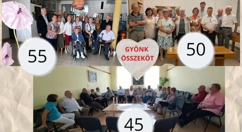 45, 50 és 55 év után tértek vissza: különleges találkozás volt a gyönki gimnáziumban