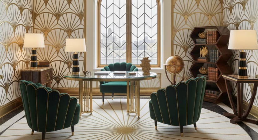 Visszatér az art deco: ettől lesz igazán elegáns és karakteres az otthonod