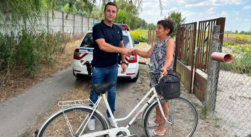 Egy pillanat alatt eltűnt a bicikli – de a rendőrök gyorsan megtalálták!