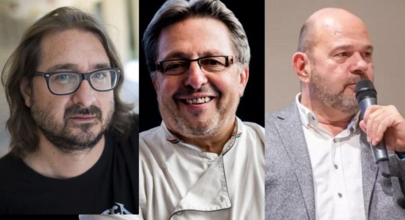 Cserna-Szabó András, Bíró Lajos és Kiss Ferenc a vasárnapi Talpig magyar vendége