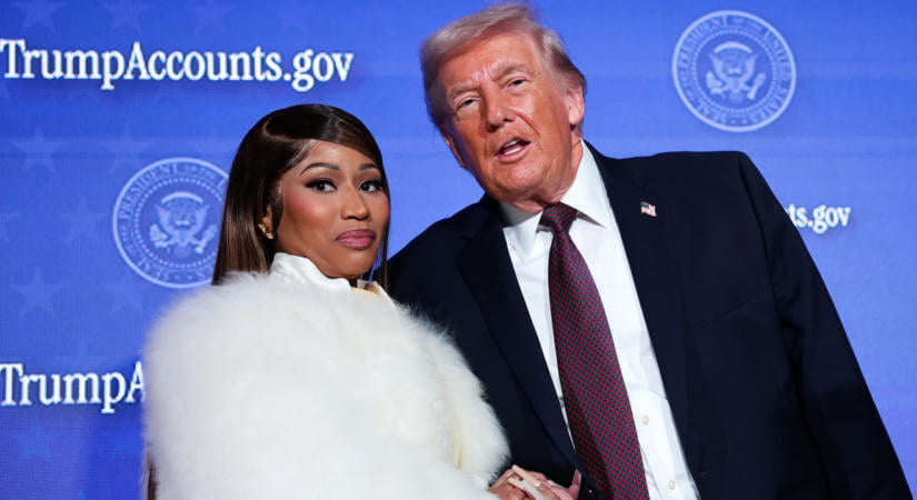 Nicki Minaj kitálalt Donald Trumppal való kapcsolatáról: Imádom őt, nem fogok szabadkozni emiatt