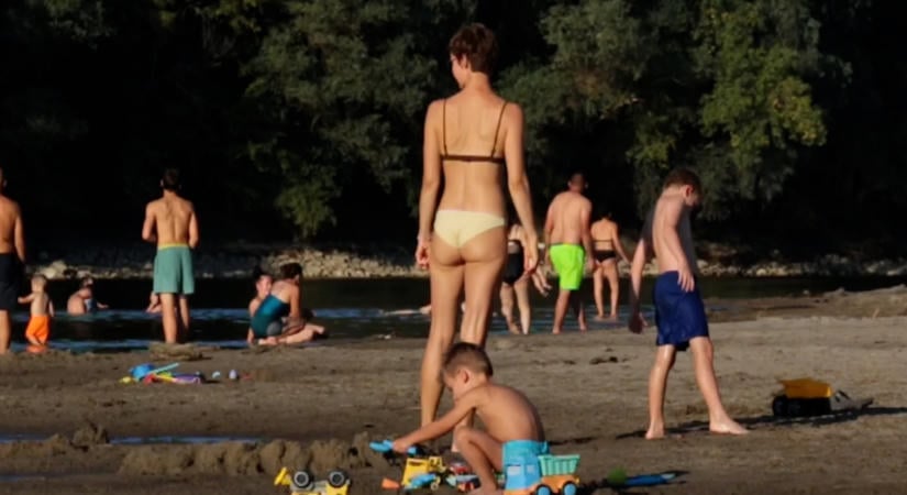Nem kell a tengerig utazni, elég egy drávai homokpad!