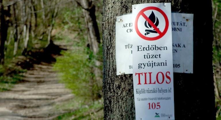 Tűzgyújtási tilalom lép életbe csütörtöktől