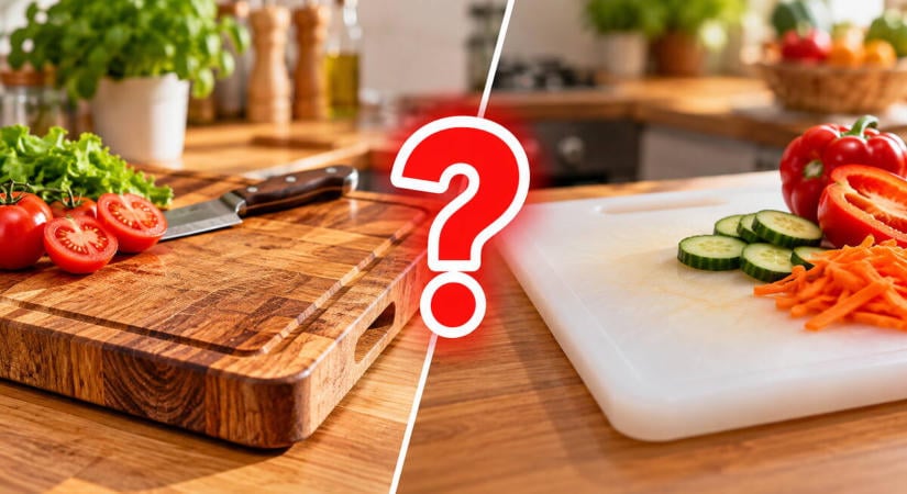 Ez megosztja a háziasszonyok véleményét: a fa vagy műanyag vágódeszka a jobb?