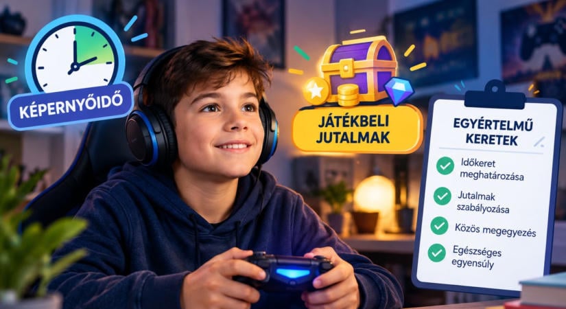 Amit senki sem mond el a képernyőidő és a játékbeli jutalmak egyértelmű kereteinek kialakításáról