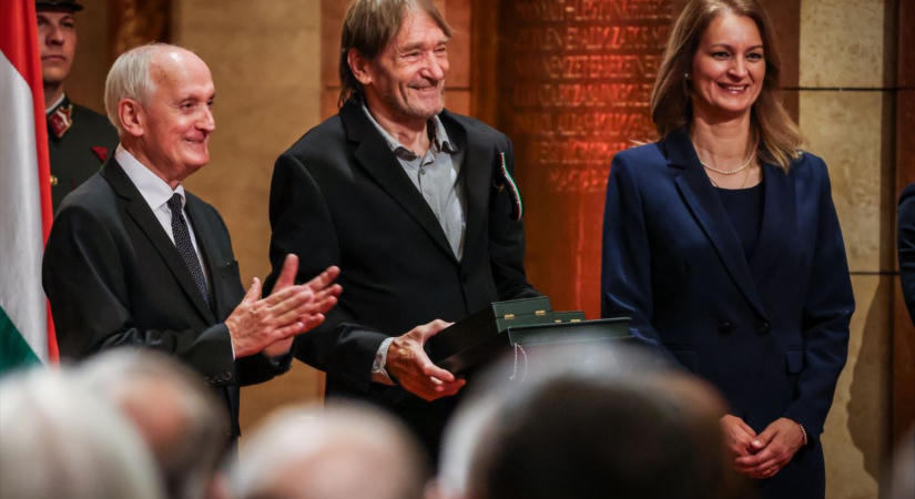 Átvette a kitüntetését Cserhalmi György, Fülöp Botond és L. Ritók Nóra