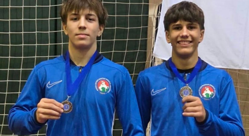 Arany- és ezüstérmet szereztek az egerszegi birkózók a Vajdaságban
