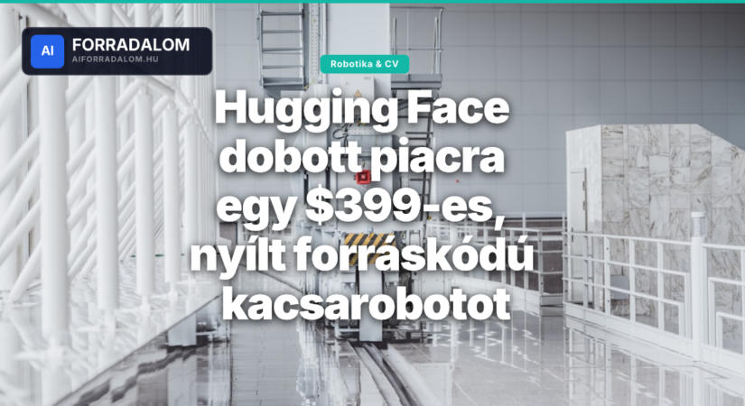 Hugging Face dobott piacra egy 399-es, nyílt forráskódú kacsarobotot