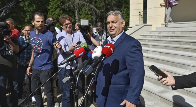 A „Magyar Nemzet” országjárásnak nevezi, hogy Orbán fideszes politikusokkal találkozik