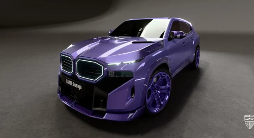 Lila karbonnal tolta túl a BMW-t a Larte Designs