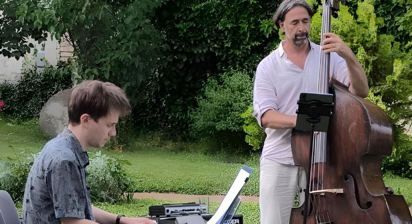 Jazz dallamok csendültek fel Babits Mihály egykori kertjében (videó)