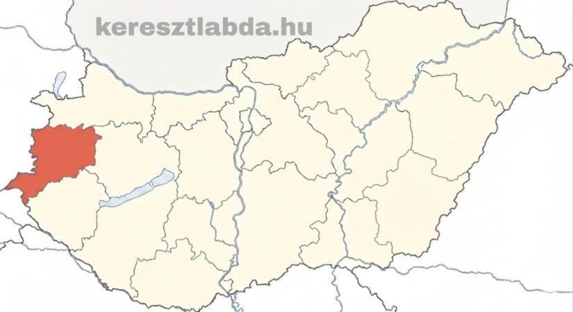 Földrajz feladat: Ausztria szomszédja a vaktérképen, melyik megye a piros folt?