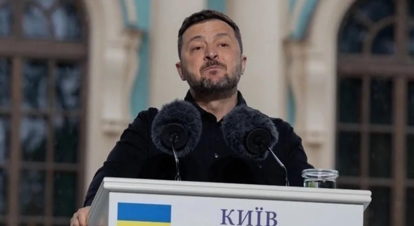 Elfogyott Zelenszkij türelme – káromkodva válaszolt az őt kérdező újságírónak