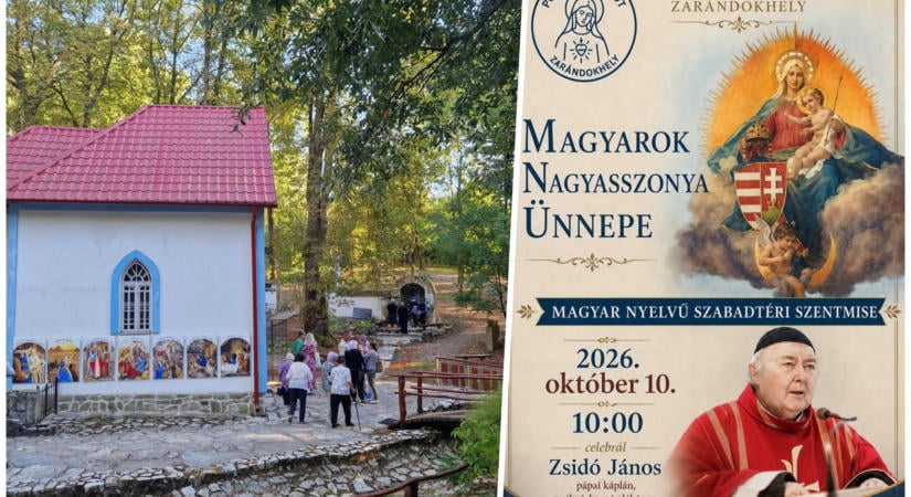 Magyar nyelvű szentmisére várják a híveket október 10-én Pozba-Szentkúton