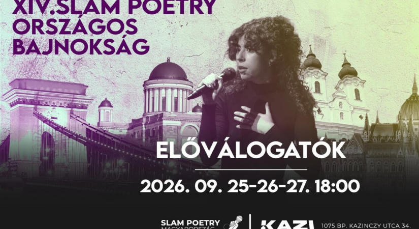 Már csak néhány nap a jelentkezésig – húszéves a magyar slam
