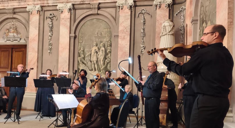 A Capella Savaria adott hangversenyt a Püspöki Palotában - fotók