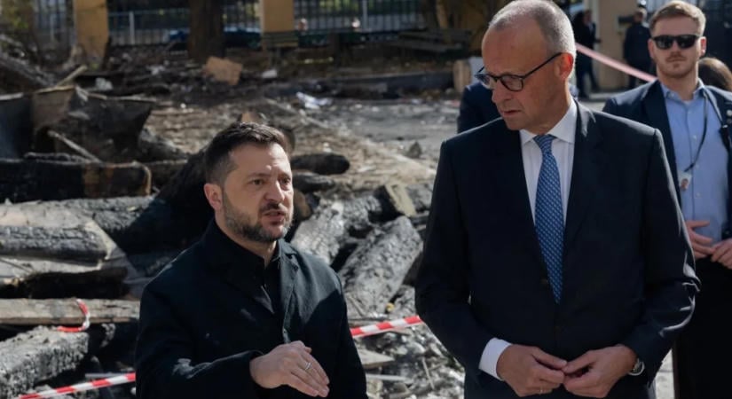 Merz a háború befejezésére szólította fel Putyint