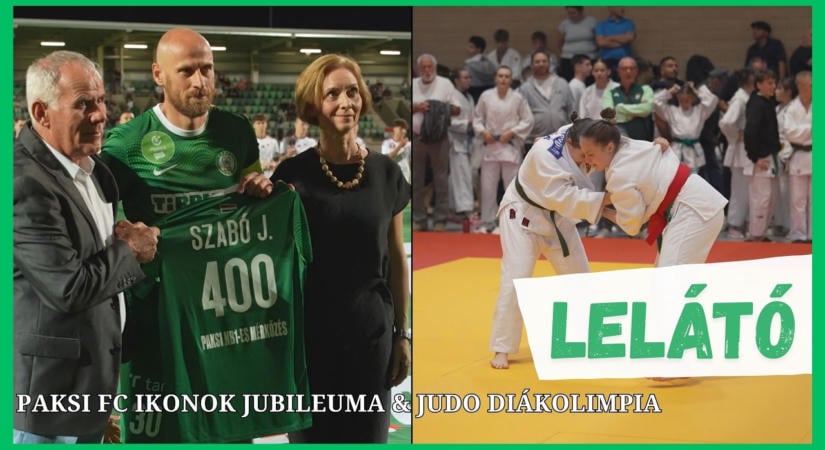 Lelátó – 2026.10.06. – Témák: Paksi FC ikonok jubileuma & Judo diákolimpia