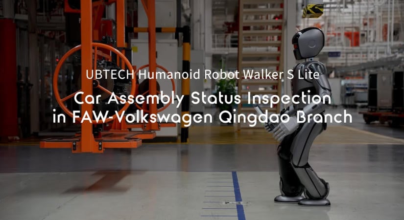 Kínai humanoid robotok érkeznek a Volkswagen gyártósoraiba