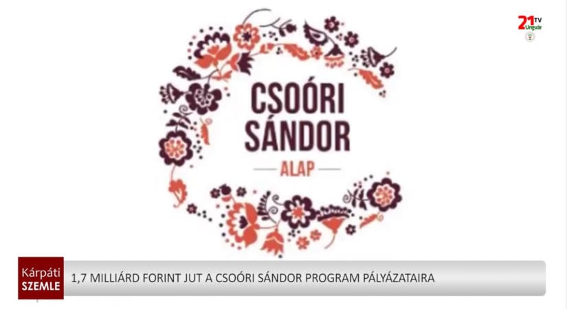 1,7 milliárd forint jut a Csoóri Sándor Program pályázataira – (videó)