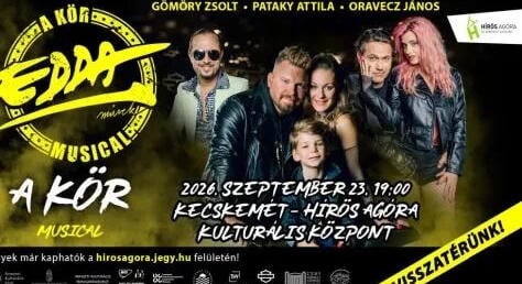 24 EDDA-sláger egyetlen látványos musicalben: Kecskemétre érkezik A kör
