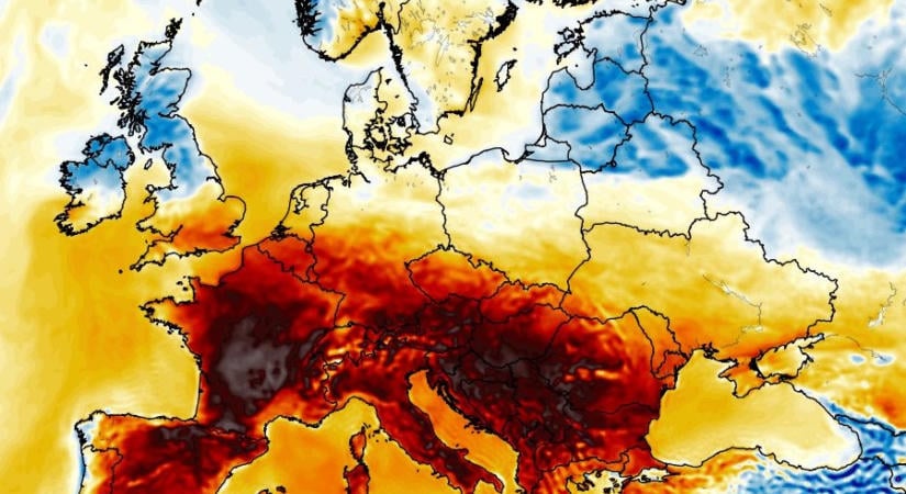 Térképeken mutatjuk, hogyan tör Európára a szeptemberben példa nélküli hőhullám