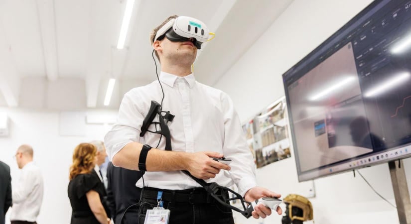 Védelmi labor drónokkal és robotokkal az egyetemen