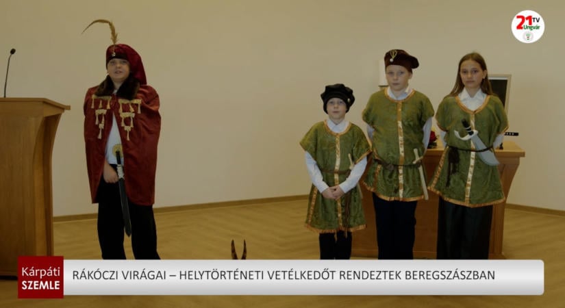 Rákóczi virágai – helytörténeti vetélkedőt rendeztek Beregszászban (videó)