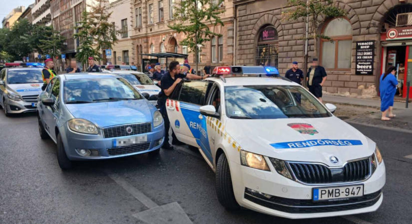 Mi történt? Tizenhét embert fogtak el a rendőrök egy erzsébetvárosi akcióban