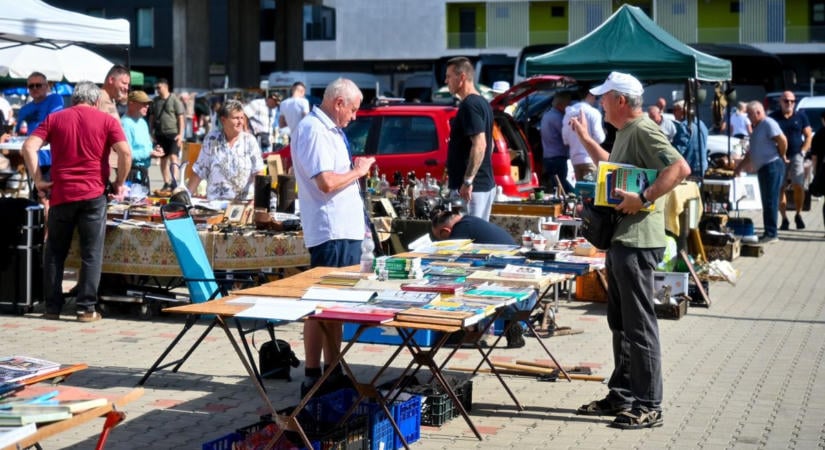 Kincsek, kézműves portékák, időtálló régiségek - Képgaléria a győri régiségvásárról
