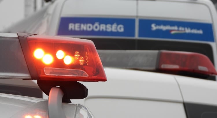 Baleset történt az M3-as felhajtó közelében, Hajdúnánásnál