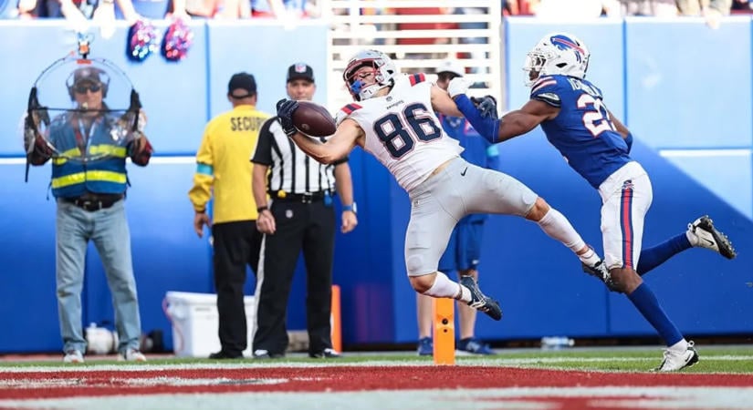 A Patriots vette el a Bills veretlenségét; nagyot fordítva nyert Philadelhpiában a Rams – videó