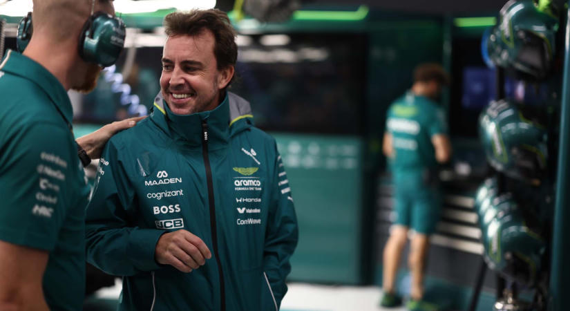 Alonso: Érezhető a fejlődés az Aston Martinnál