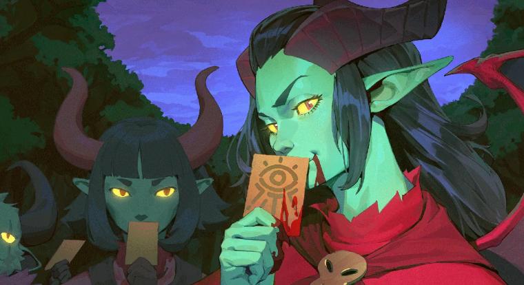 Ha szereted a bartsággyilkos társasjátékokat a Demon Blufföt mindenképpen nézd meg.