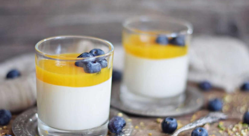 Rupáner-konyha: Mangós panna cotta görög joghurttal – selymes, gyümölcsös pohárdesszert