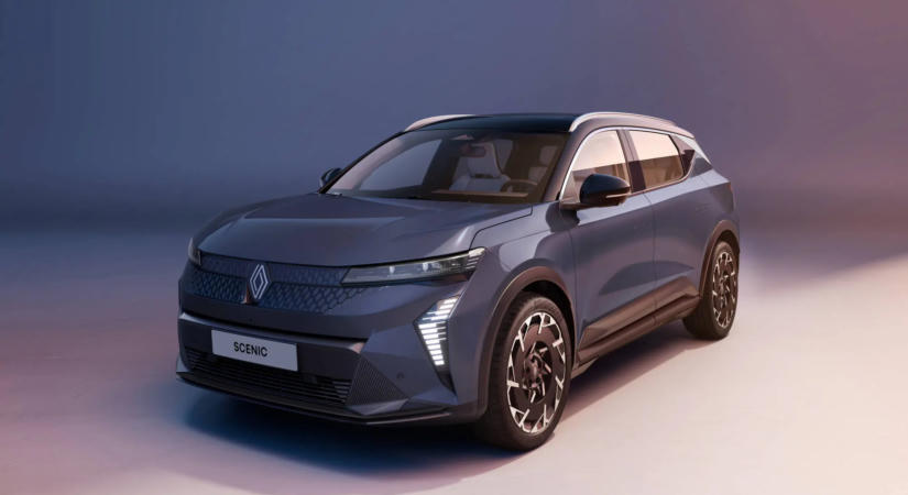 Nagyobb hatótávot kapott a Renault elektromos SUV-ja! Íme a frissített Scenic!