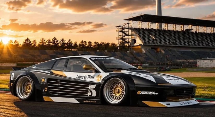 Nem csak a Liberty Walk tette tökéletessé a Ferrarit, amit te is megnézhetsz Budapesten!