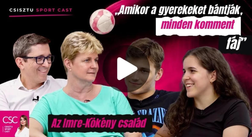 „Bence szeme az enyém, de a gyorsaságát szerencsére Gézától örökölte”