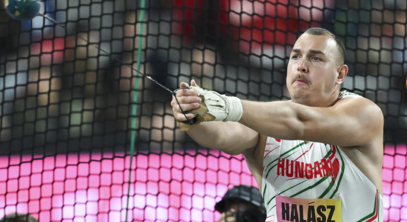 Halász Bence második lett kalapácsvetésben a budapesti Atlétikai Világdöntőn