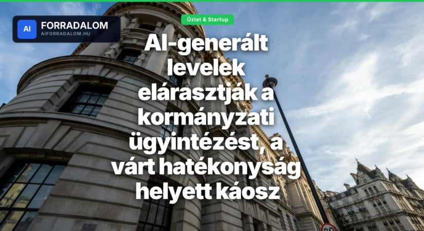 AI-generált levelek elárasztják a kormányzati ügyintézést, a várt hatékonyság helyett káosz