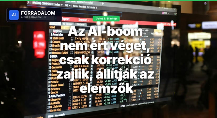 Az AI-boom nem ért véget, csak korrekció zajlik, állítják az elemzők