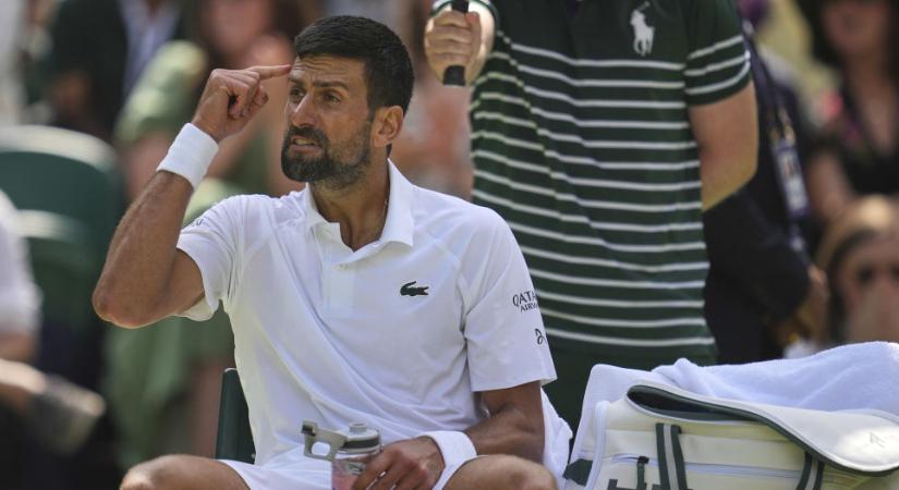 Megbüntették Đokovićot Wimbledonban